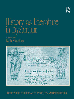 cover image of History as Literature in Byzantium